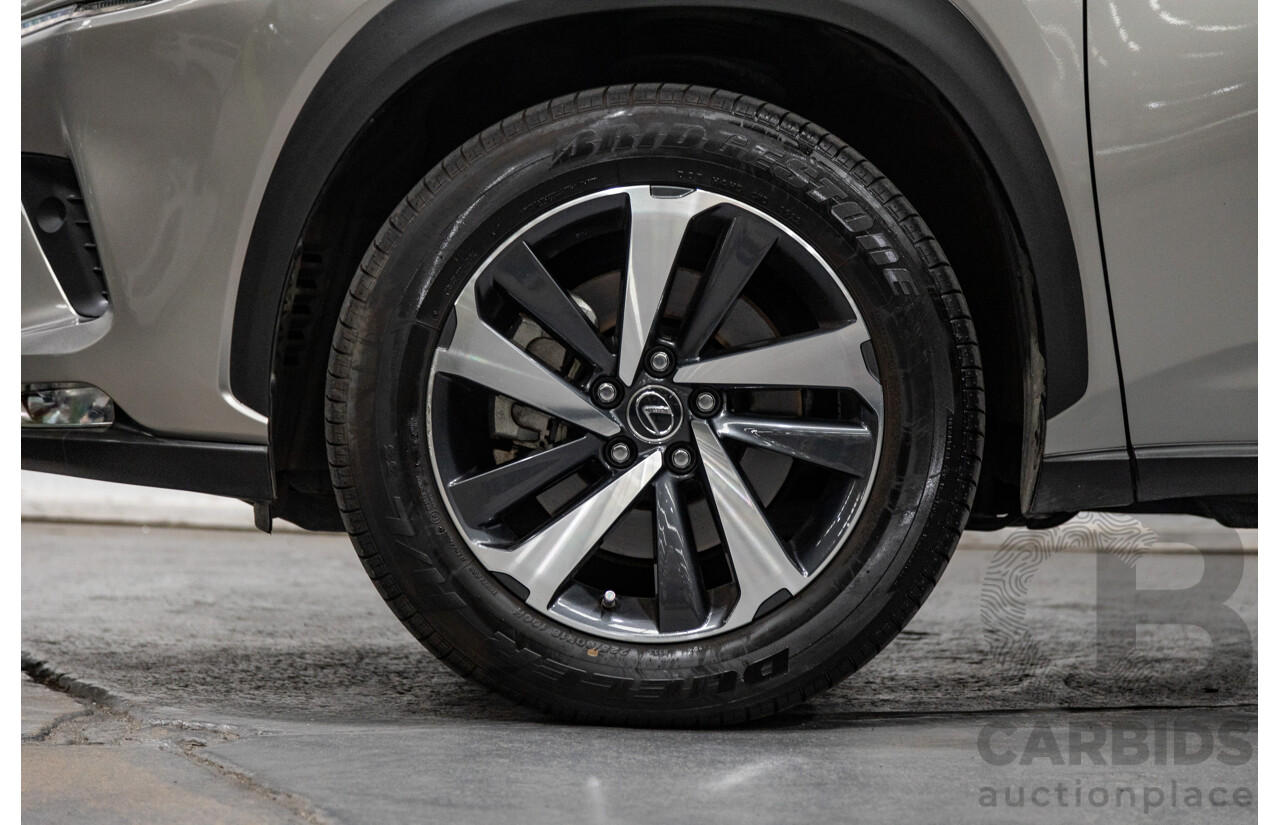 05/2020 Lexus NX300h Sports Luxury Hybrid (AWD) AYZ15R MY20 4d Wagon Titanium Metallic Grey 2.5L / 105kw Hybrid