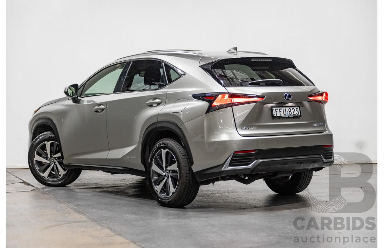 05/2020 Lexus NX300h Sports Luxury Hybrid (AWD) AYZ15R MY20 4d Wagon Titanium Metallic Grey 2.5L / 105kw Hybrid