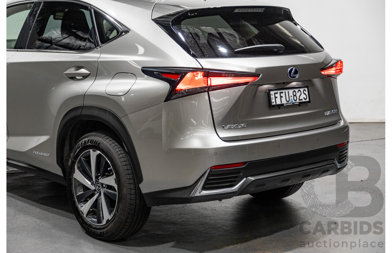 05/2020 Lexus NX300h Sports Luxury Hybrid (AWD) AYZ15R MY20 4d Wagon Titanium Metallic Grey 2.5L / 105kw Hybrid