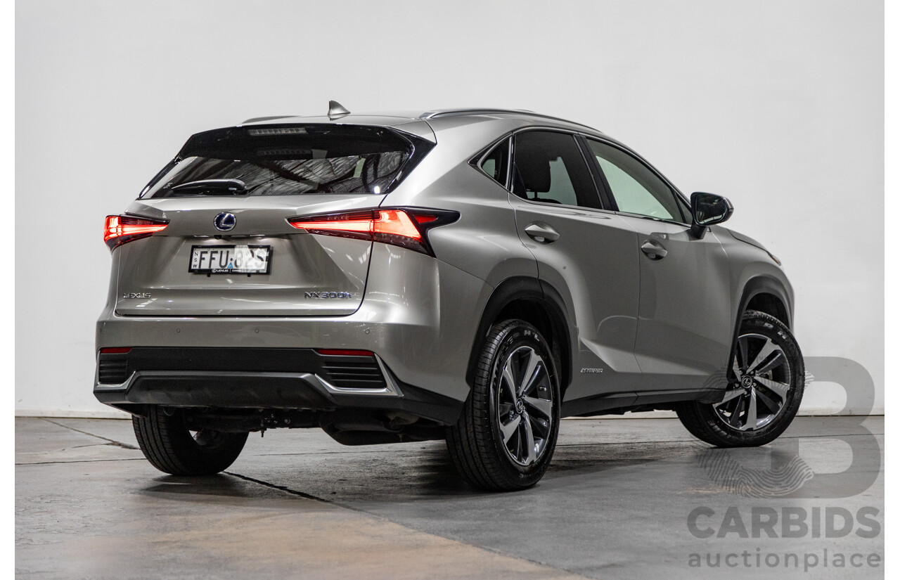 05/2020 Lexus NX300h Sports Luxury Hybrid (AWD) AYZ15R MY20 4d Wagon Titanium Metallic Grey 2.5L / 105kw Hybrid