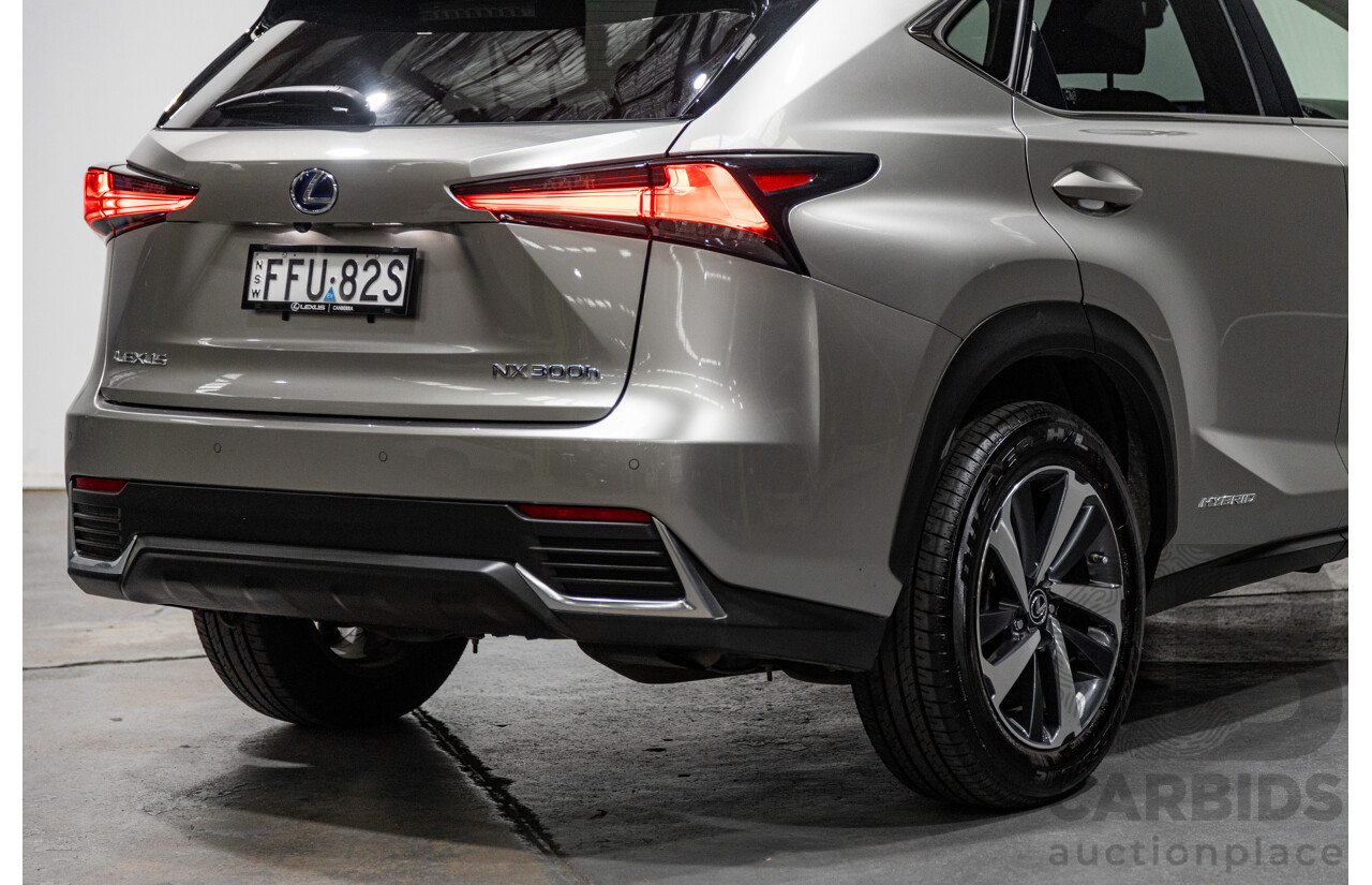 05/2020 Lexus NX300h Sports Luxury Hybrid (AWD) AYZ15R MY20 4d Wagon Titanium Metallic Grey 2.5L / 105kw Hybrid