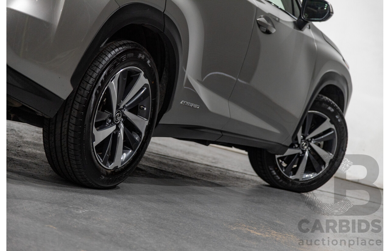 05/2020 Lexus NX300h Sports Luxury Hybrid (AWD) AYZ15R MY20 4d Wagon Titanium Metallic Grey 2.5L / 105kw Hybrid