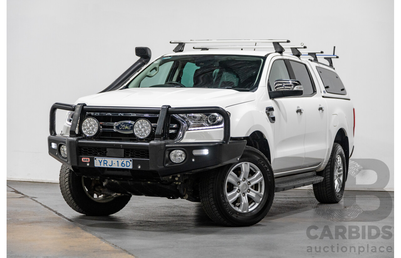 04/2019 Ford Ranger XLT PX MkIII (4x4) MY19 4d Double Cab White Turbo Diesel 3.2L