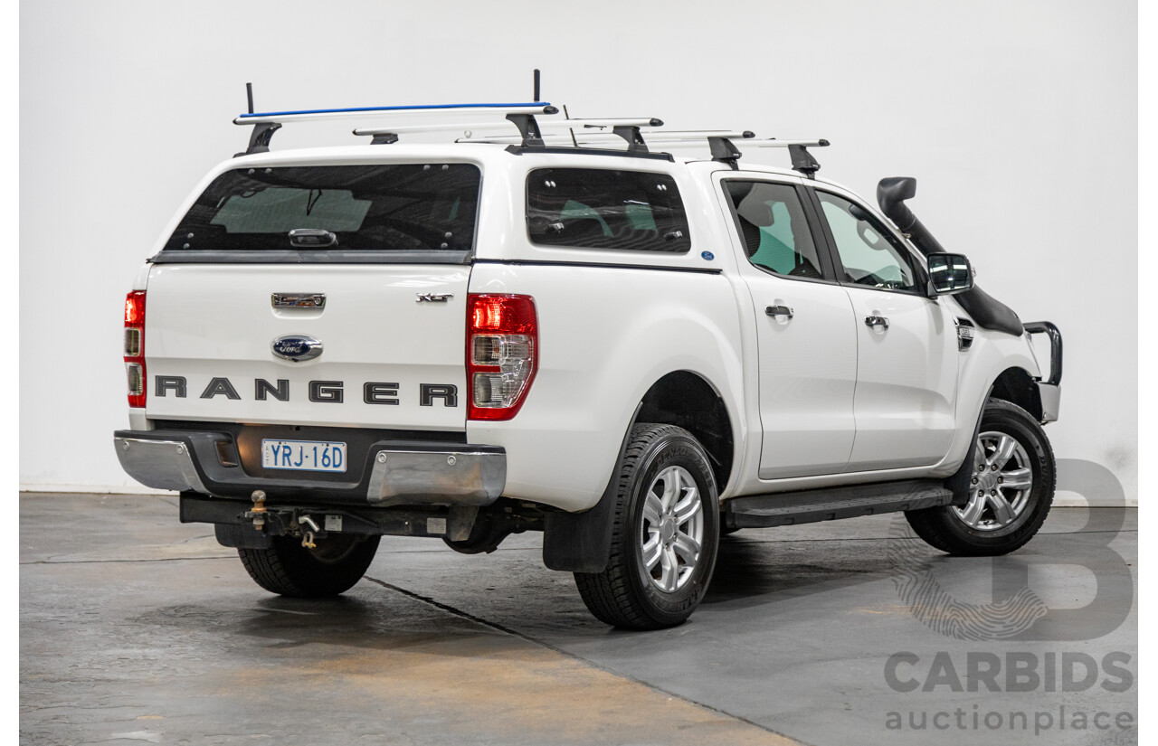 04/2019 Ford Ranger XLT PX MkIII (4x4) MY19 4d Double Cab White Turbo Diesel 3.2L