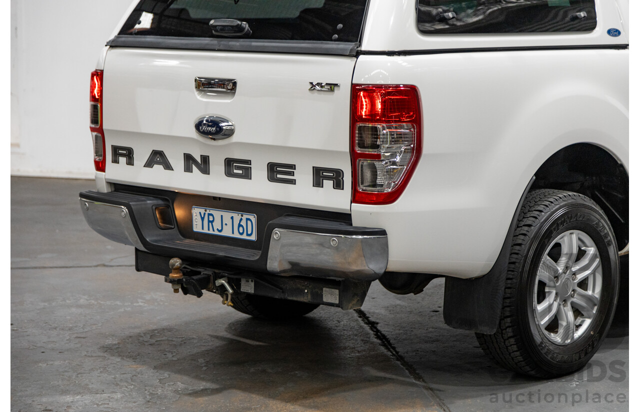 04/2019 Ford Ranger XLT PX MkIII (4x4) MY19 4d Double Cab White Turbo Diesel 3.2L