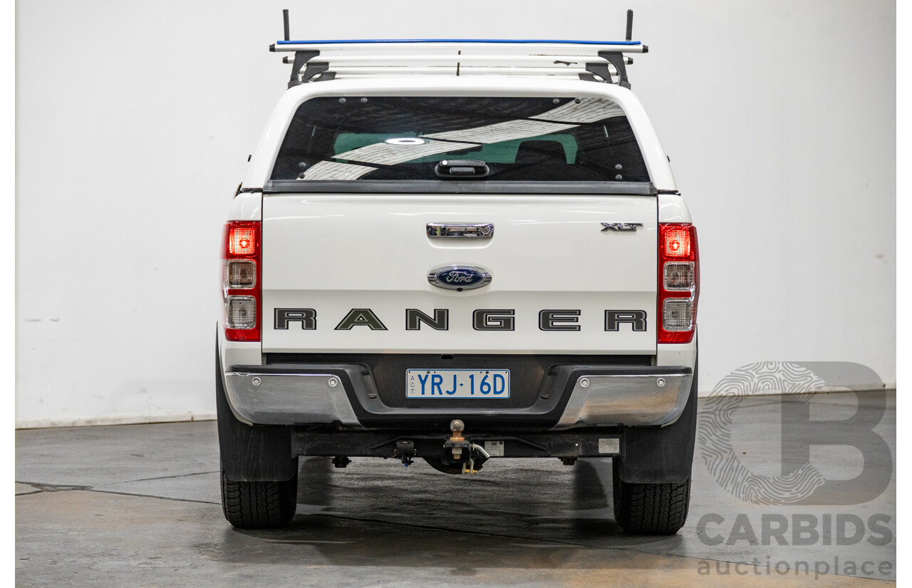04/2019 Ford Ranger XLT PX MkIII (4x4) MY19 4d Double Cab White Turbo Diesel 3.2L