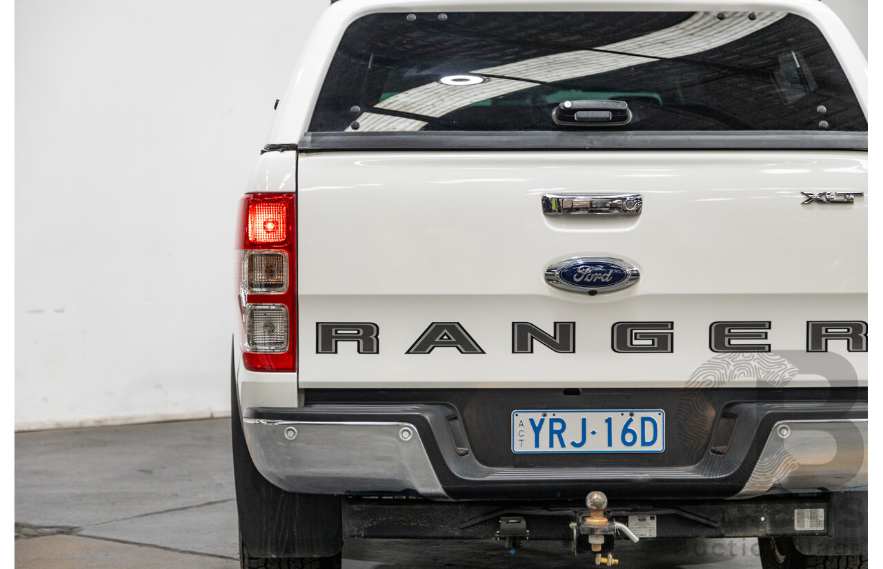 04/2019 Ford Ranger XLT PX MkIII (4x4) MY19 4d Double Cab White Turbo Diesel 3.2L