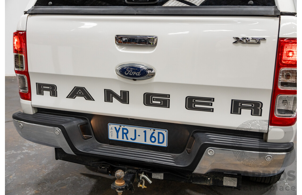 04/2019 Ford Ranger XLT PX MkIII (4x4) MY19 4d Double Cab White Turbo Diesel 3.2L