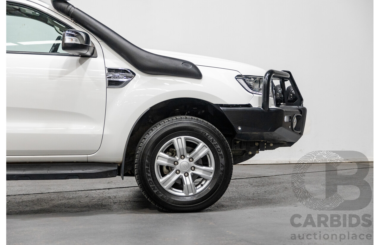 04/2019 Ford Ranger XLT PX MkIII (4x4) MY19 4d Double Cab White Turbo Diesel 3.2L