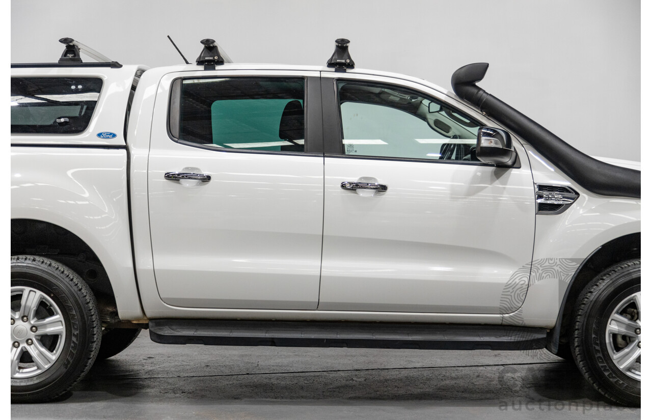 04/2019 Ford Ranger XLT PX MkIII (4x4) MY19 4d Double Cab White Turbo Diesel 3.2L