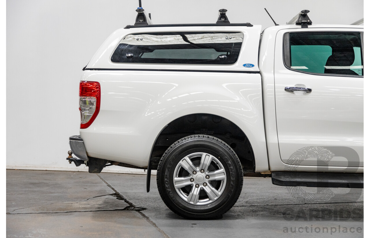 04/2019 Ford Ranger XLT PX MkIII (4x4) MY19 4d Double Cab White Turbo Diesel 3.2L