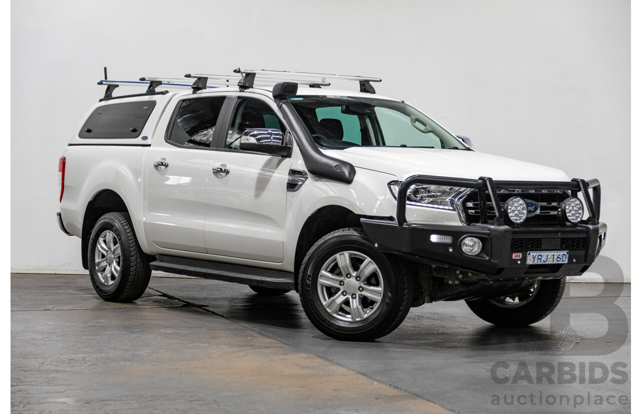 04/2019 Ford Ranger XLT PX MkIII (4x4) MY19 4d Double Cab White Turbo Diesel 3.2L
