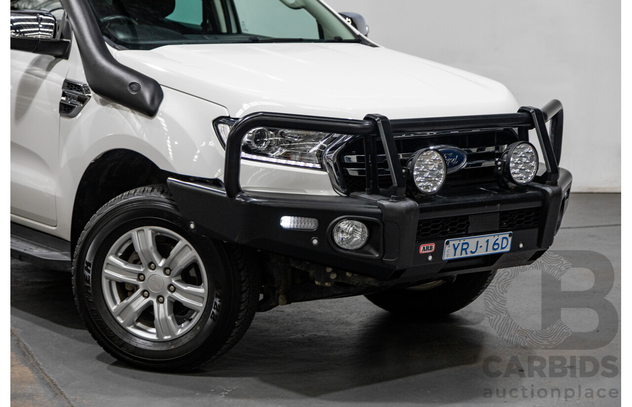 04/2019 Ford Ranger XLT PX MkIII (4x4) MY19 4d Double Cab White Turbo Diesel 3.2L