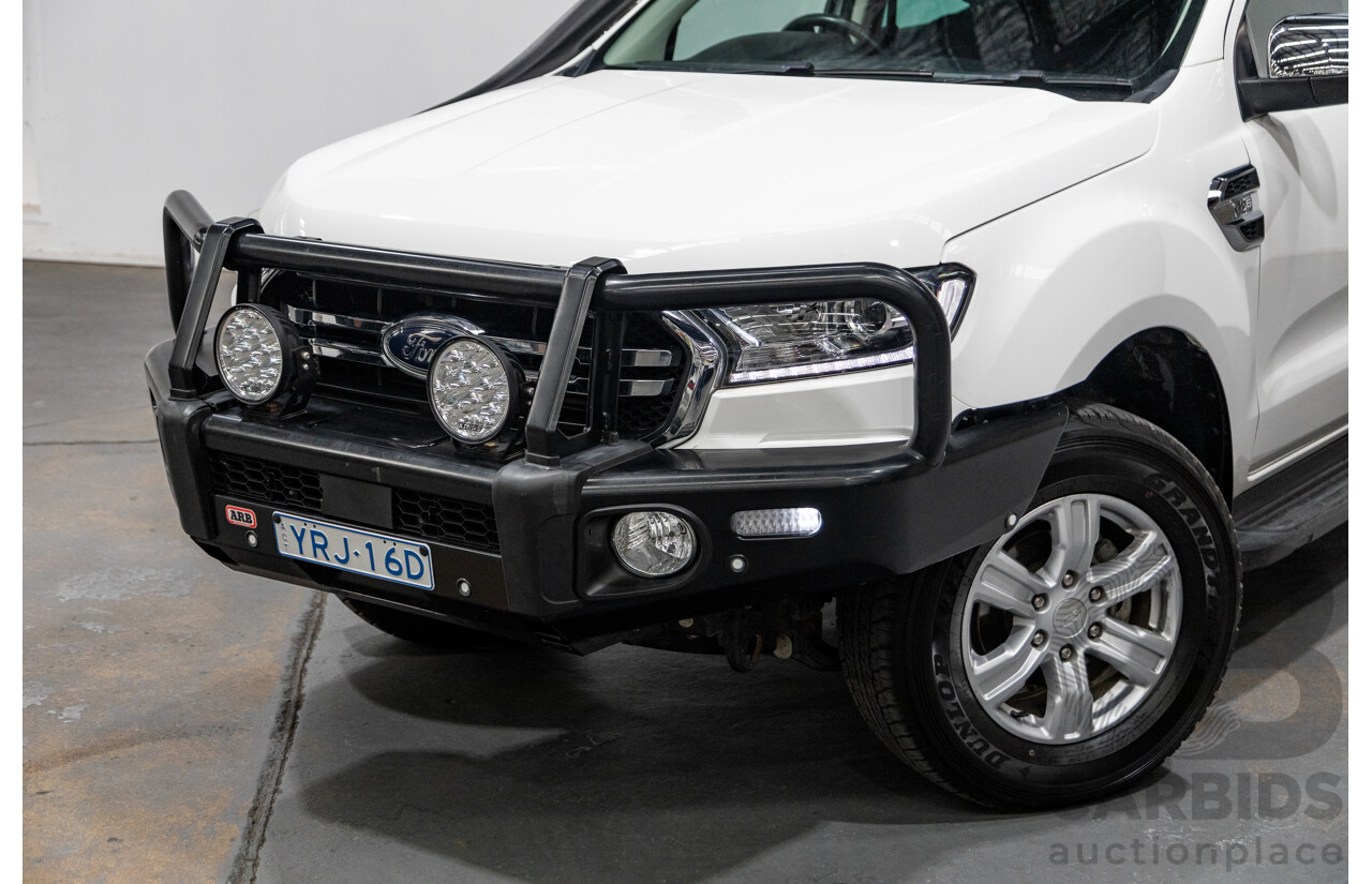 04/2019 Ford Ranger XLT PX MkIII (4x4) MY19 4d Double Cab White Turbo Diesel 3.2L