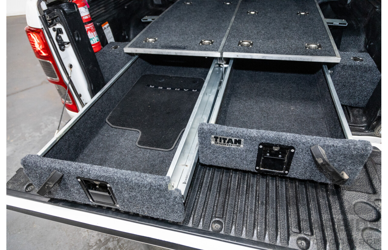 04/2019 Ford Ranger XLT PX MkIII (4x4) MY19 4d Double Cab White Turbo Diesel 3.2L