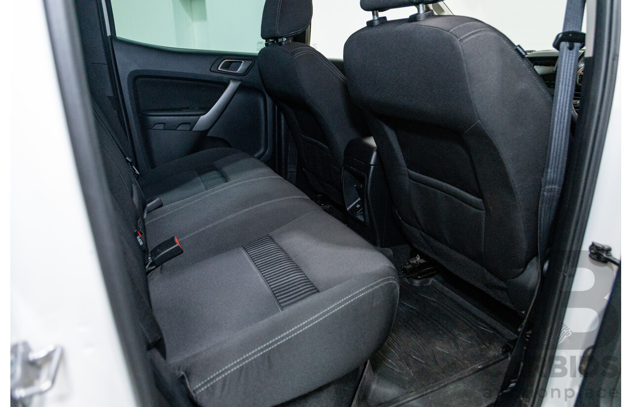 04/2019 Ford Ranger XLT PX MkIII (4x4) MY19 4d Double Cab White Turbo Diesel 3.2L