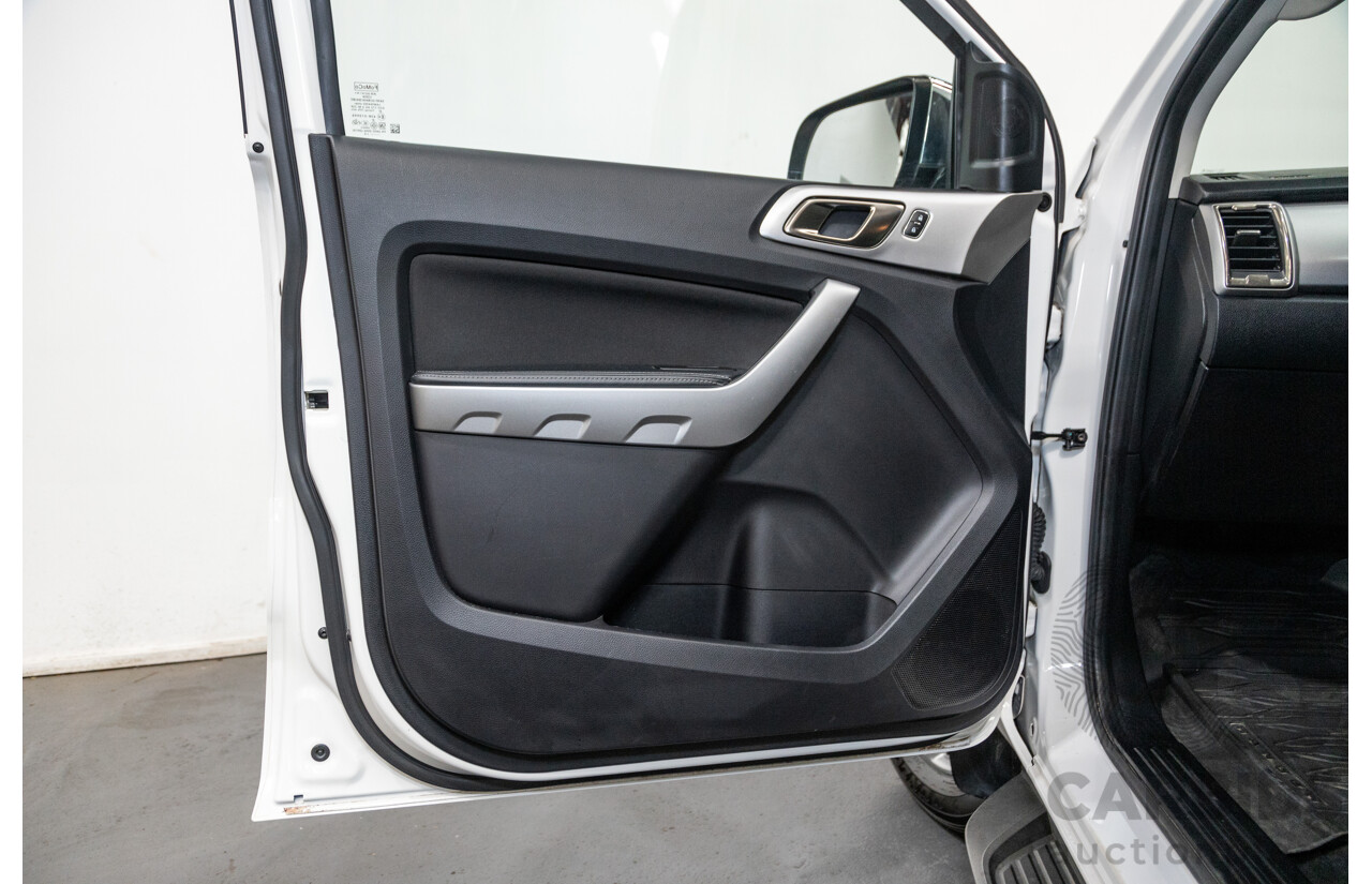 04/2019 Ford Ranger XLT PX MkIII (4x4) MY19 4d Double Cab White Turbo Diesel 3.2L