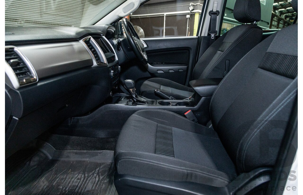 04/2019 Ford Ranger XLT PX MkIII (4x4) MY19 4d Double Cab White Turbo Diesel 3.2L