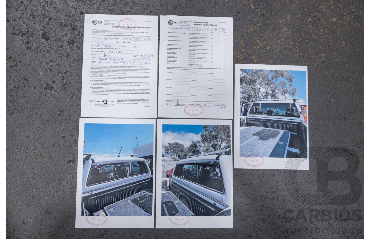 04/2019 Ford Ranger XLT PX MkIII (4x4) MY19 4d Double Cab White Turbo Diesel 3.2L