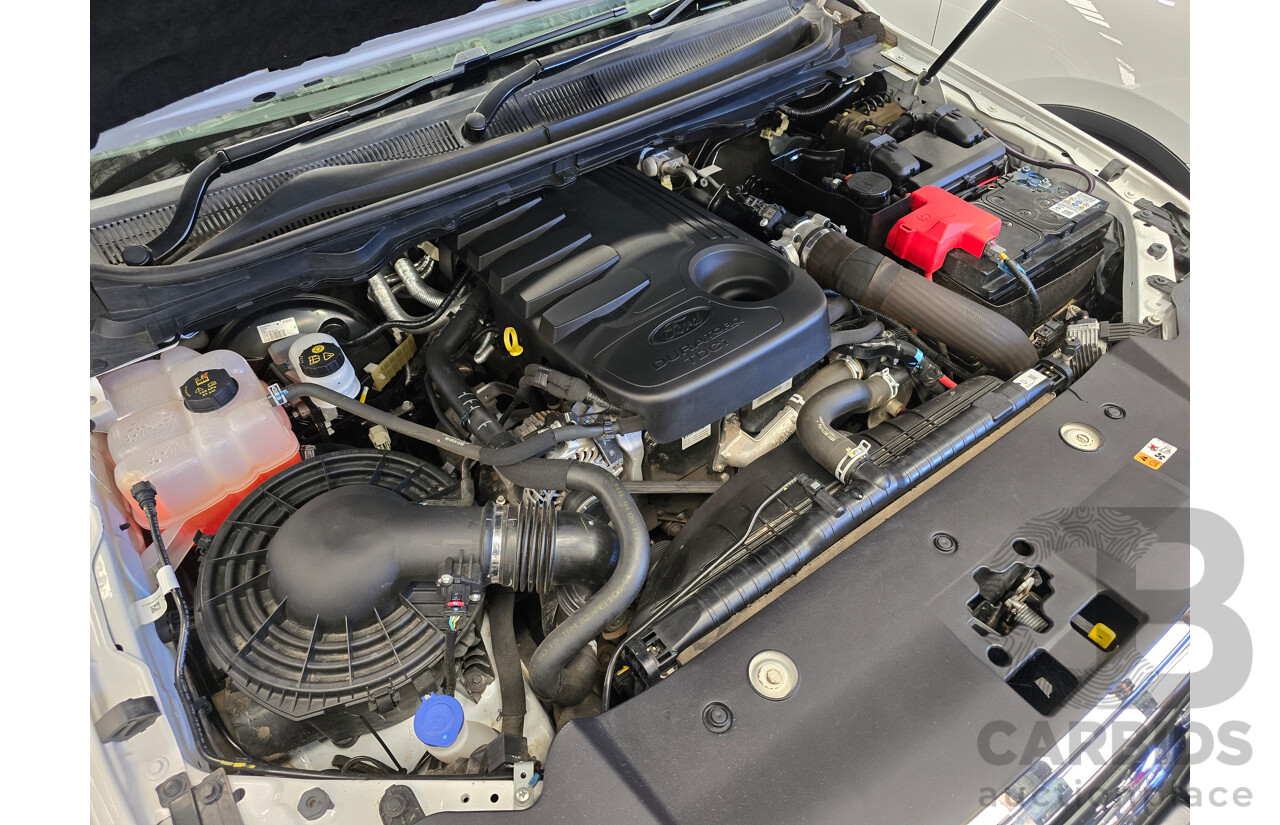 04/2019 Ford Ranger XLT PX MkIII (4x4) MY19 4d Double Cab White Turbo Diesel 3.2L