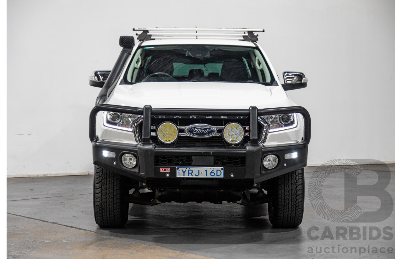 04/2019 Ford Ranger XLT PX MkIII (4x4) MY19 4d Double Cab White Turbo Diesel 3.2L