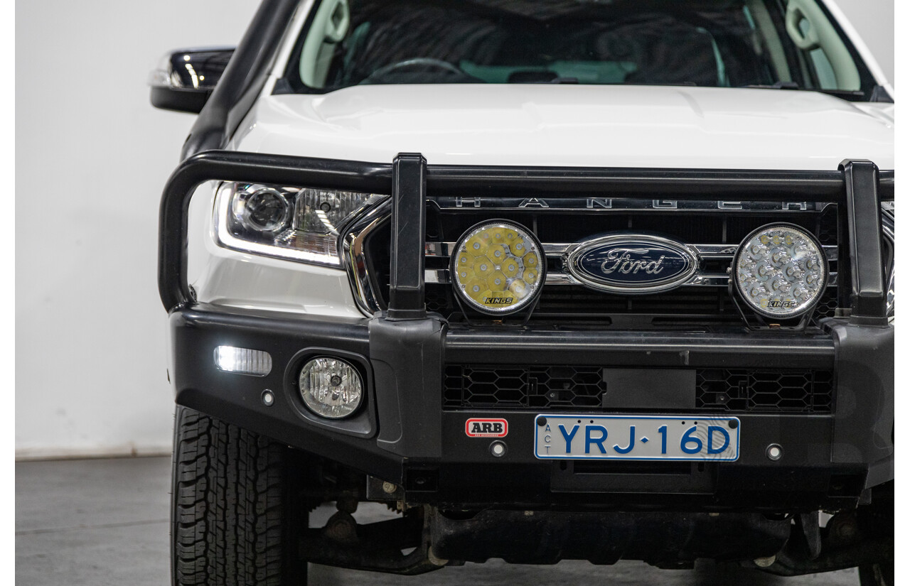 04/2019 Ford Ranger XLT PX MkIII (4x4) MY19 4d Double Cab White Turbo Diesel 3.2L
