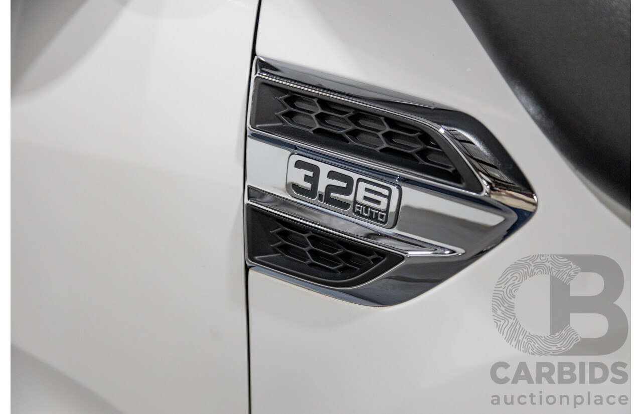 04/2019 Ford Ranger XLT PX MkIII (4x4) MY19 4d Double Cab White Turbo Diesel 3.2L