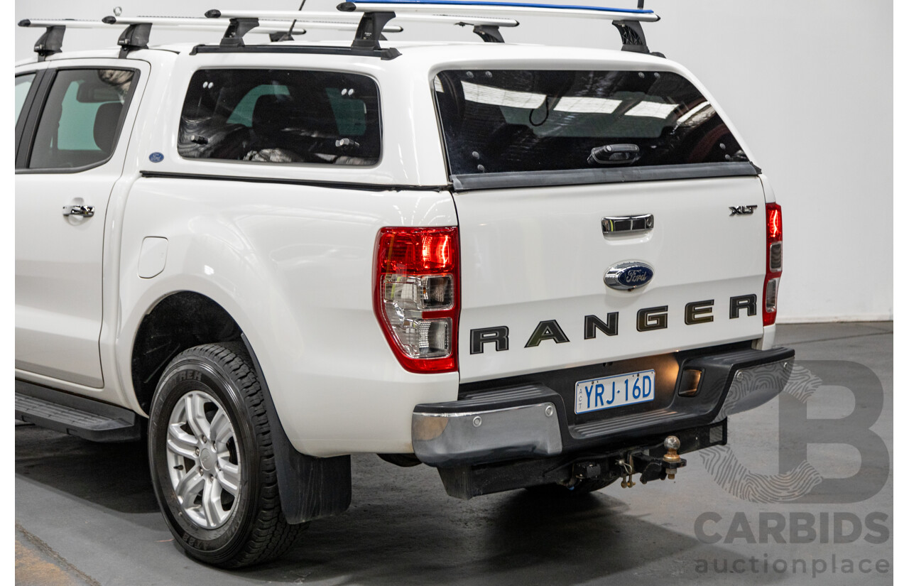 04/2019 Ford Ranger XLT PX MkIII (4x4) MY19 4d Double Cab White Turbo Diesel 3.2L