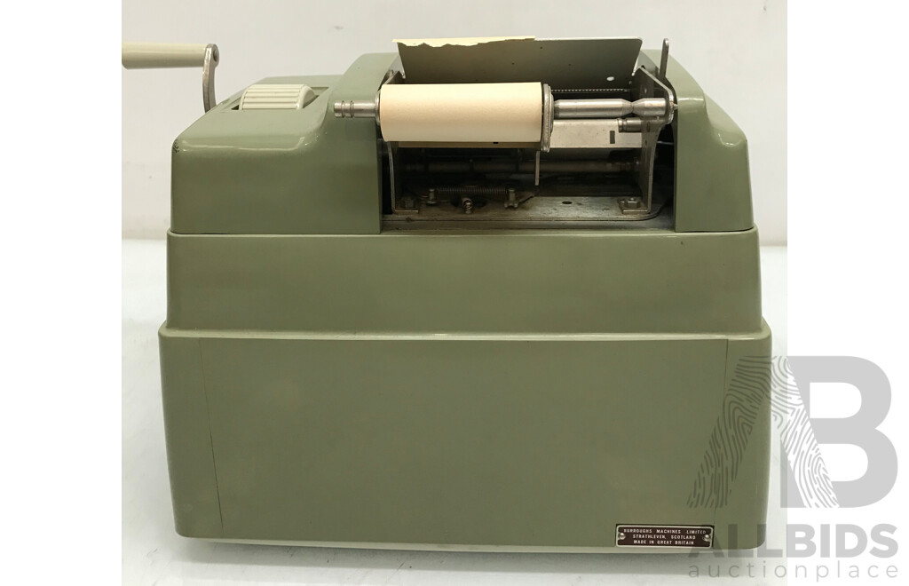 Vintage Burroughs Adding Machine