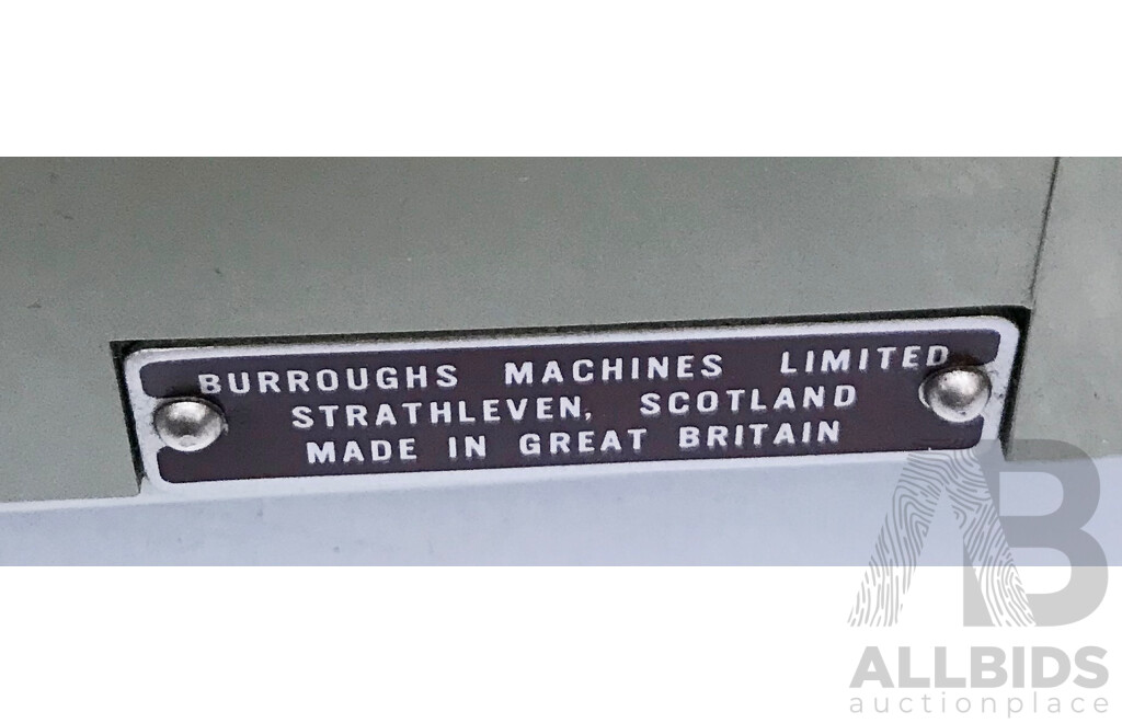 Vintage Burroughs Adding Machine