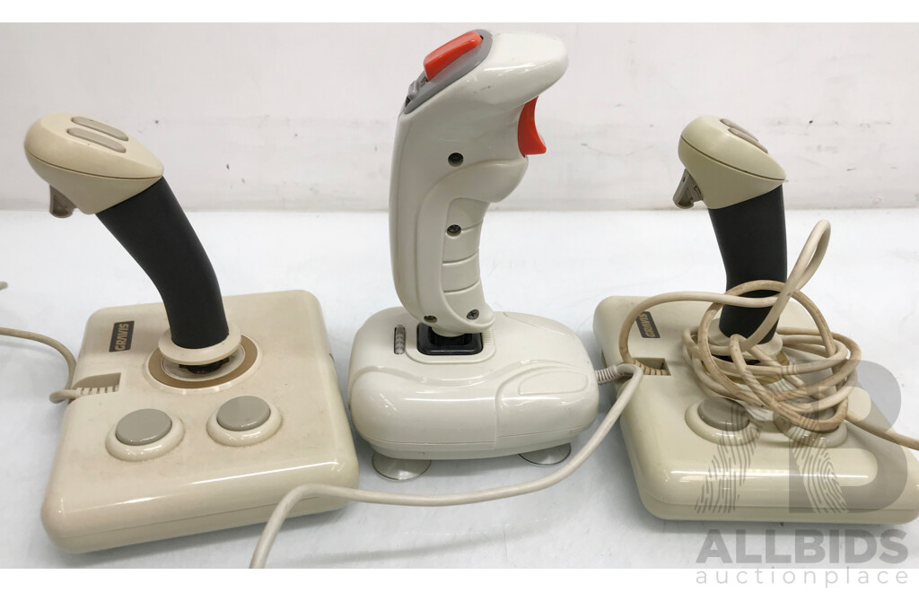 Vintage Retro Computer Joysticks