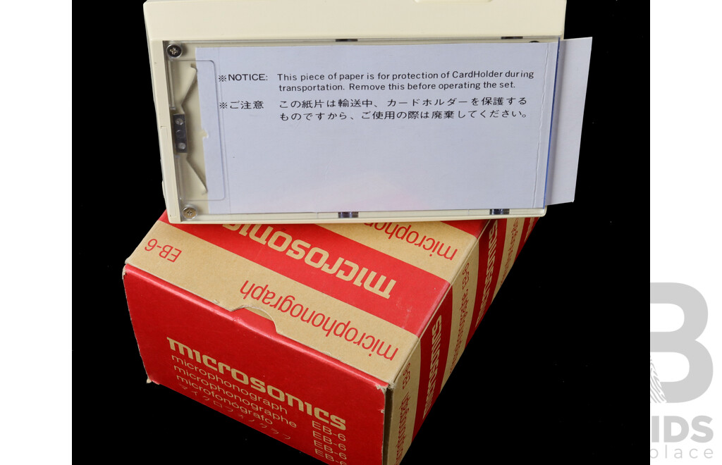 Vintage Microsonics EB 6 Microphonograph, - Lot 1537220 | ALLBIDS