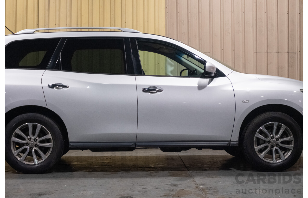 7/2015 Nissan Pathfinder ST R52 4d Wagon Metallic Silver V6 3.5L - 7 Seater