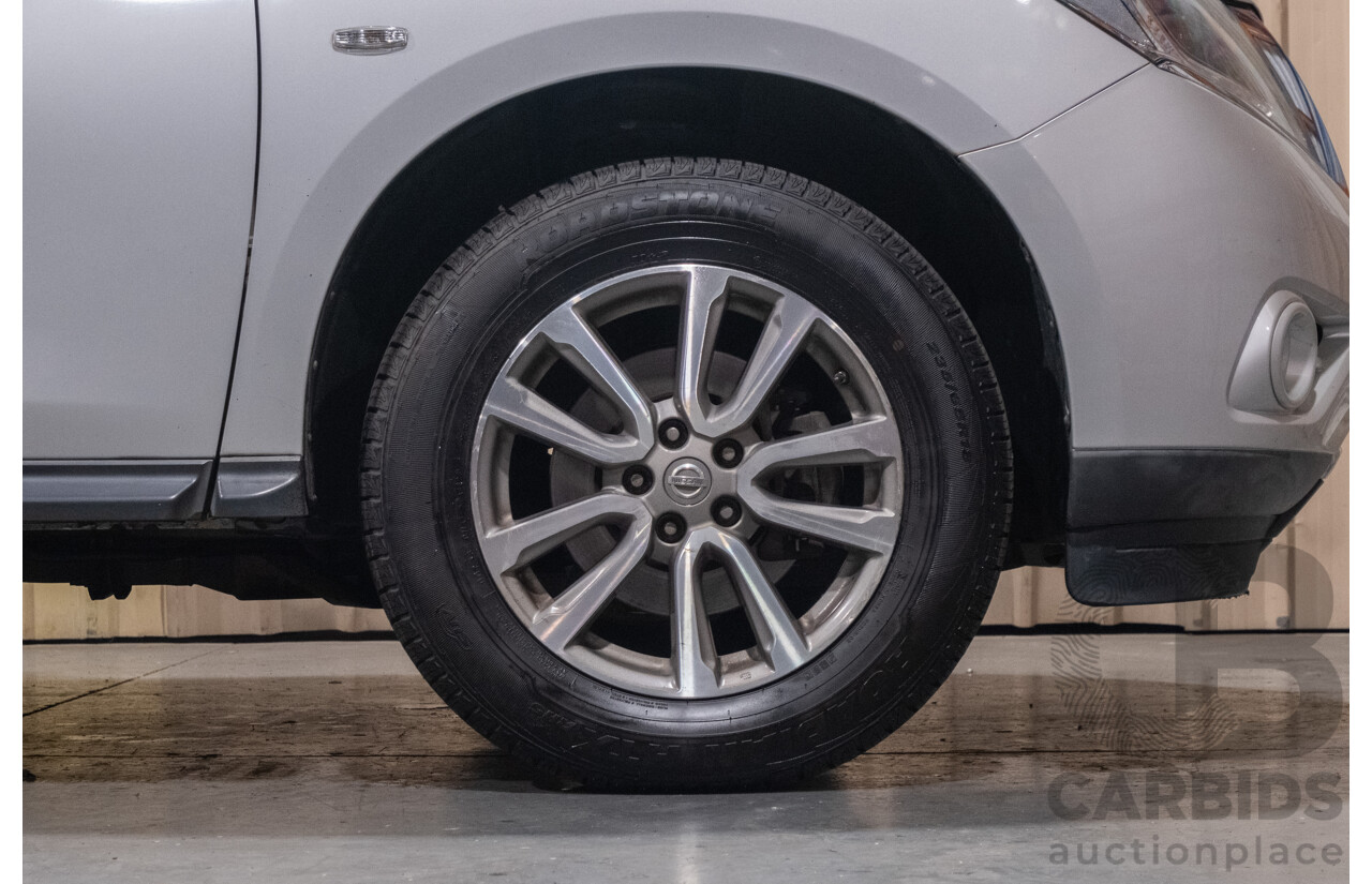 7/2015 Nissan Pathfinder ST R52 4d Wagon Metallic Silver V6 3.5L - 7 Seater