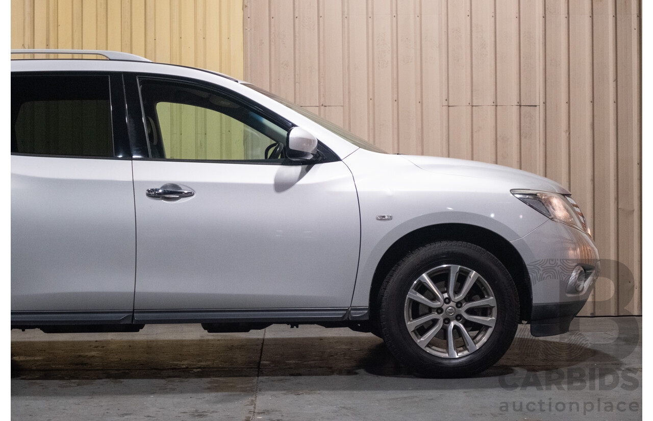 7/2015 Nissan Pathfinder ST R52 4d Wagon Metallic Silver V6 3.5L - 7 Seater