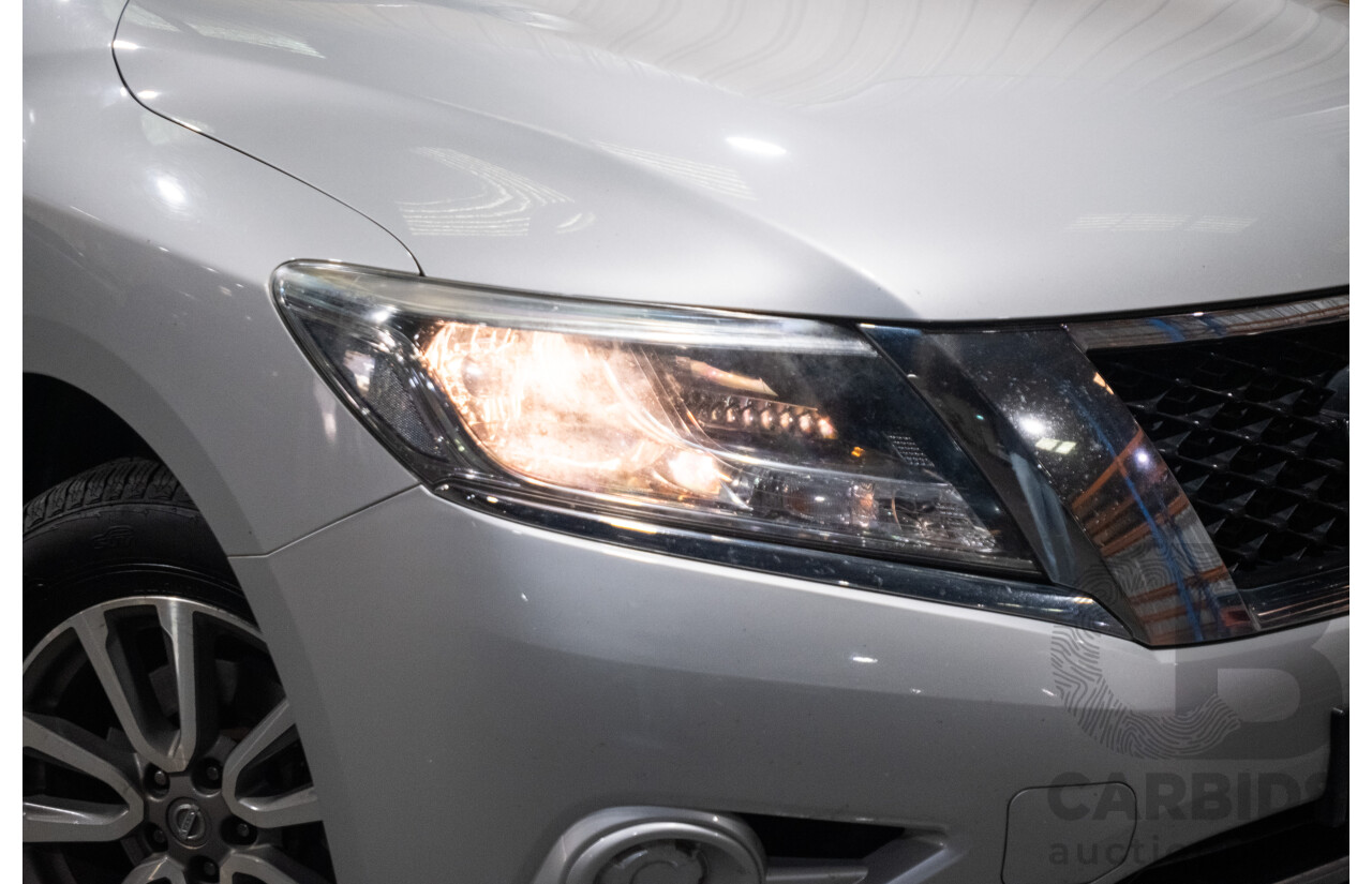 7/2015 Nissan Pathfinder ST R52 4d Wagon Metallic Silver V6 3.5L - 7 Seater