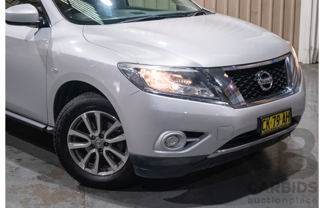 7/2015 Nissan Pathfinder ST R52 4d Wagon Metallic Silver V6 3.5L - 7 Seater