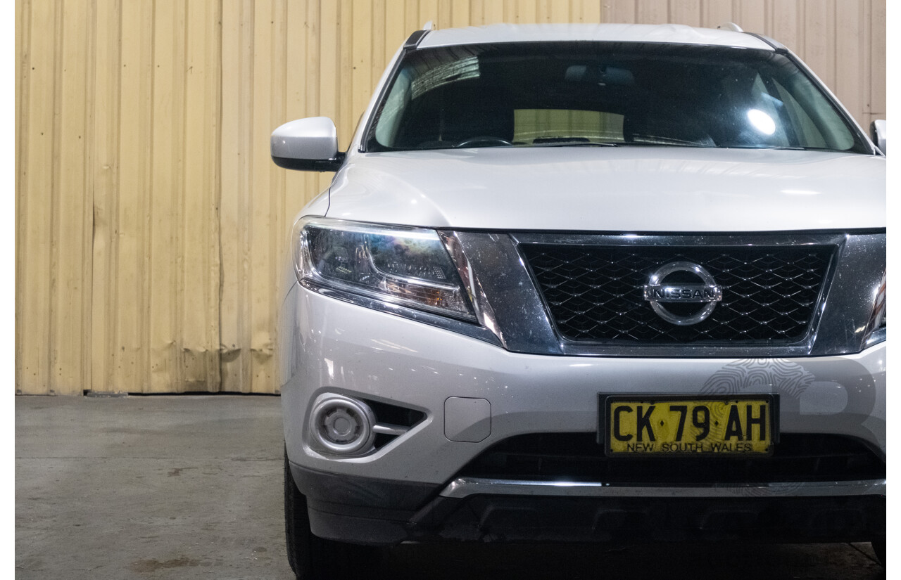 7/2015 Nissan Pathfinder ST R52 4d Wagon Metallic Silver V6 3.5L - 7 Seater