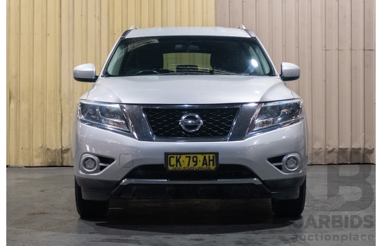 7/2015 Nissan Pathfinder ST R52 4d Wagon Metallic Silver V6 3.5L - 7 Seater