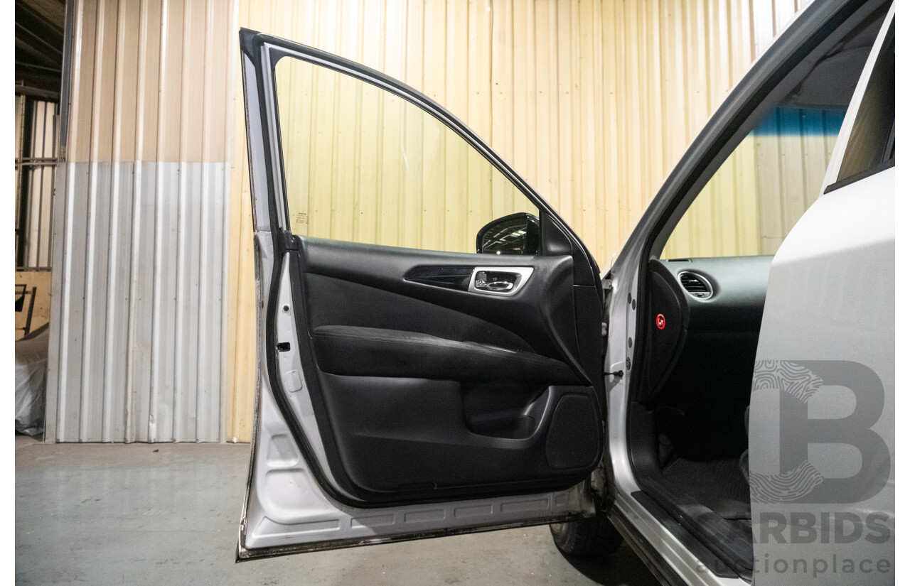 7/2015 Nissan Pathfinder ST R52 4d Wagon Metallic Silver V6 3.5L - 7 Seater