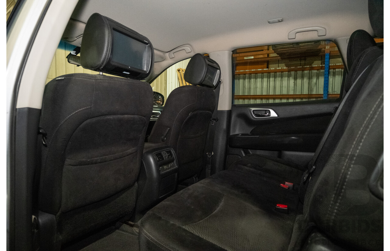 7/2015 Nissan Pathfinder ST R52 4d Wagon Metallic Silver V6 3.5L - 7 Seater