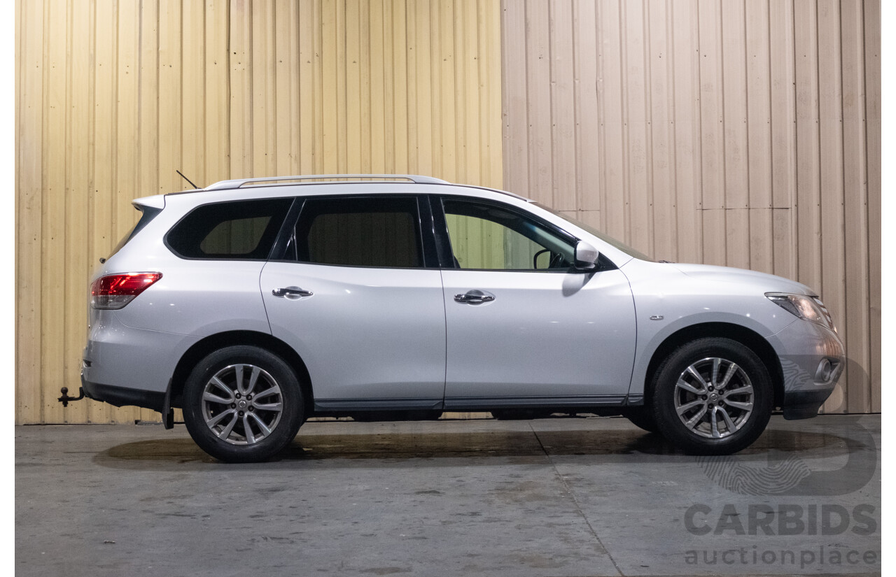 7/2015 Nissan Pathfinder ST R52 4d Wagon Metallic Silver V6 3.5L - 7 Seater