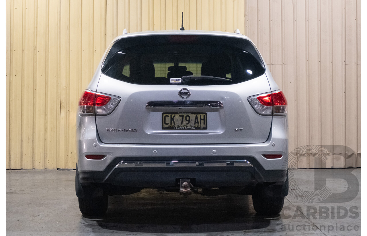 7/2015 Nissan Pathfinder ST R52 4d Wagon Metallic Silver V6 3.5L - 7 Seater