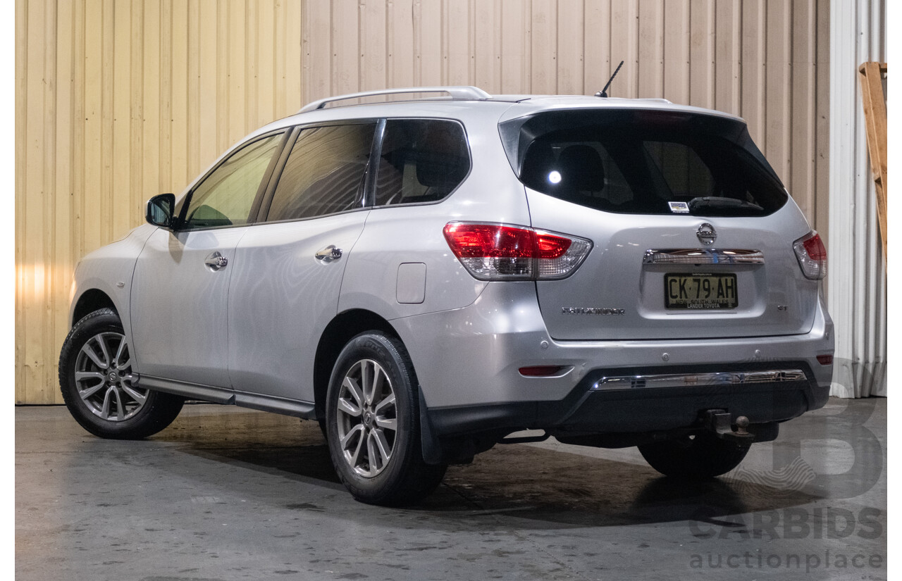 7/2015 Nissan Pathfinder ST R52 4d Wagon Metallic Silver V6 3.5L - 7 Seater