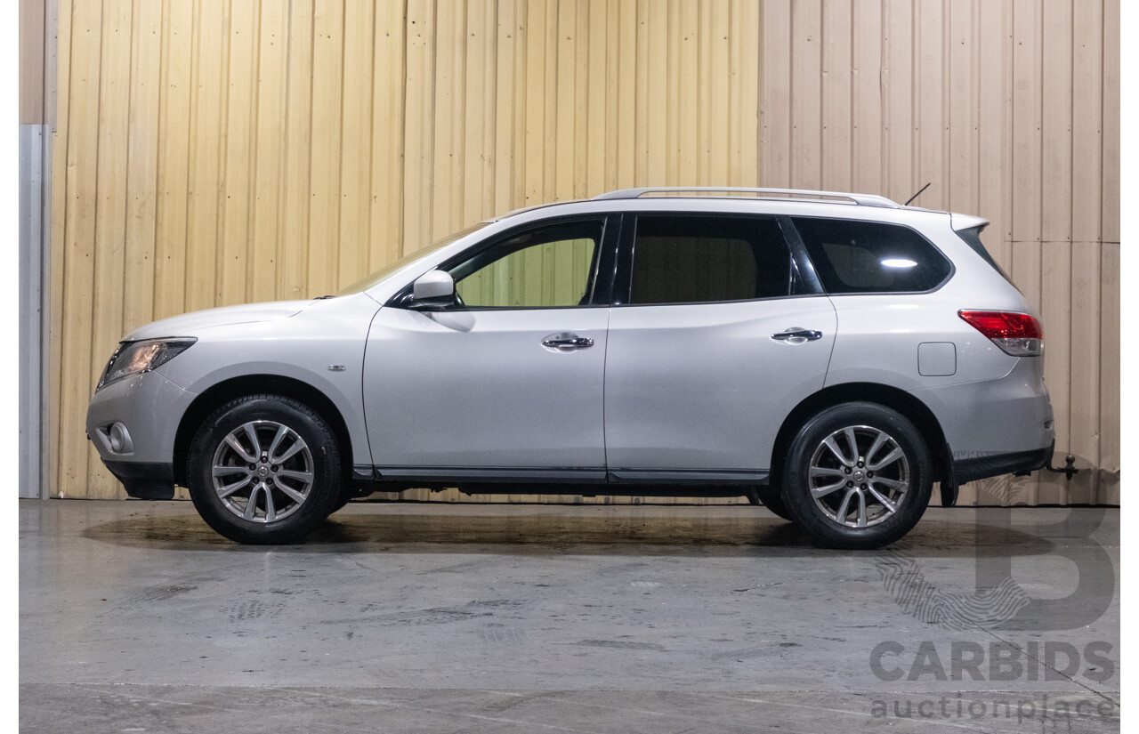 7/2015 Nissan Pathfinder ST R52 4d Wagon Metallic Silver V6 3.5L - 7 Seater