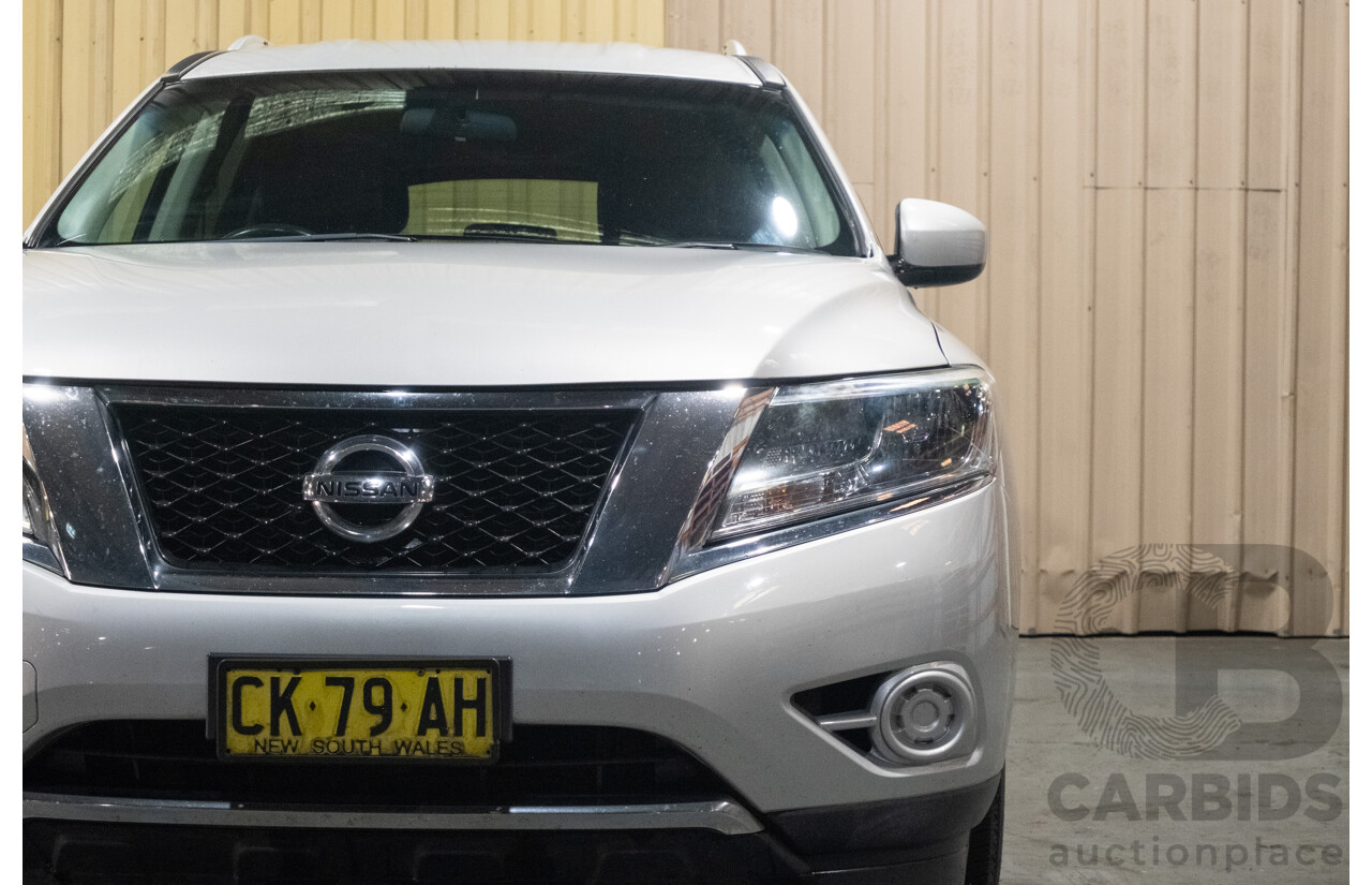 7/2015 Nissan Pathfinder ST R52 4d Wagon Metallic Silver V6 3.5L - 7 Seater