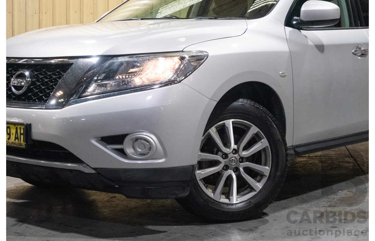 7/2015 Nissan Pathfinder ST R52 4d Wagon Metallic Silver V6 3.5L - 7 Seater