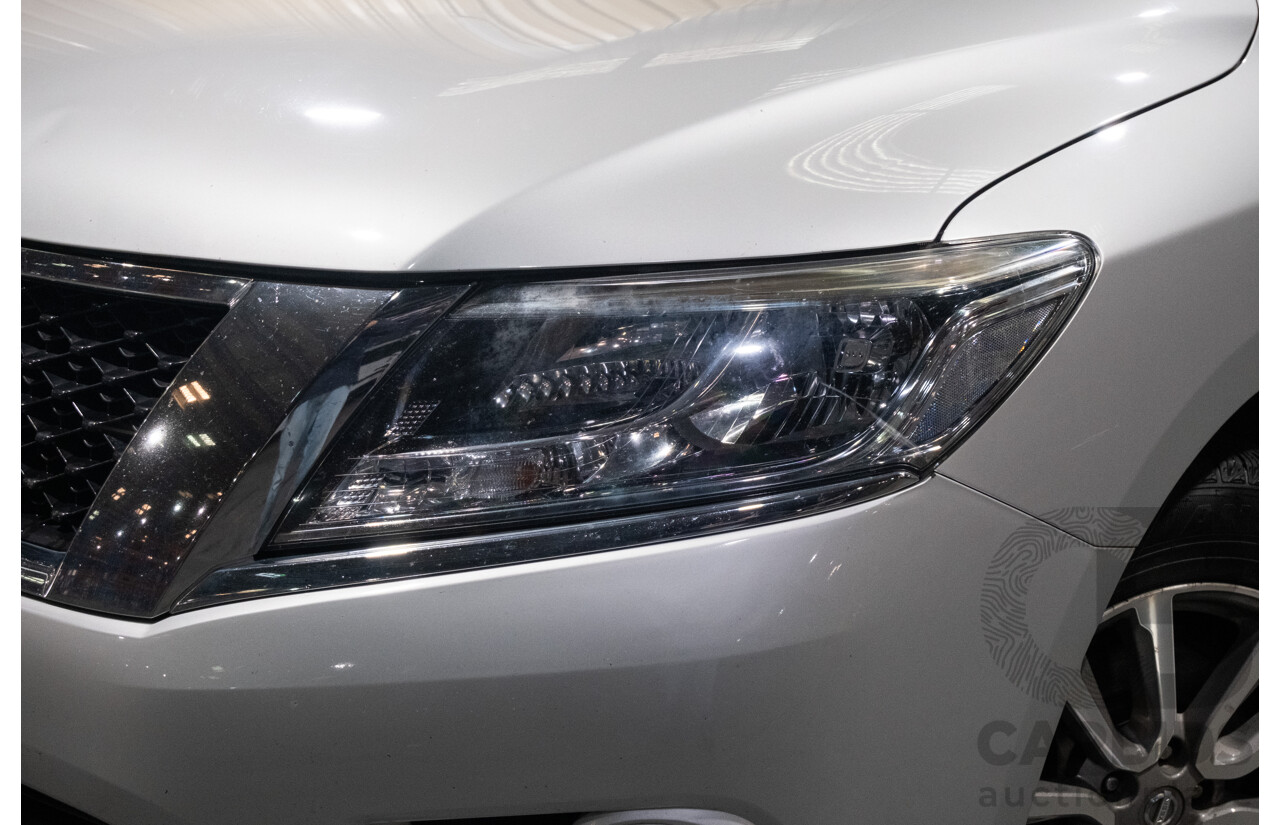 7/2015 Nissan Pathfinder ST R52 4d Wagon Metallic Silver V6 3.5L - 7 Seater