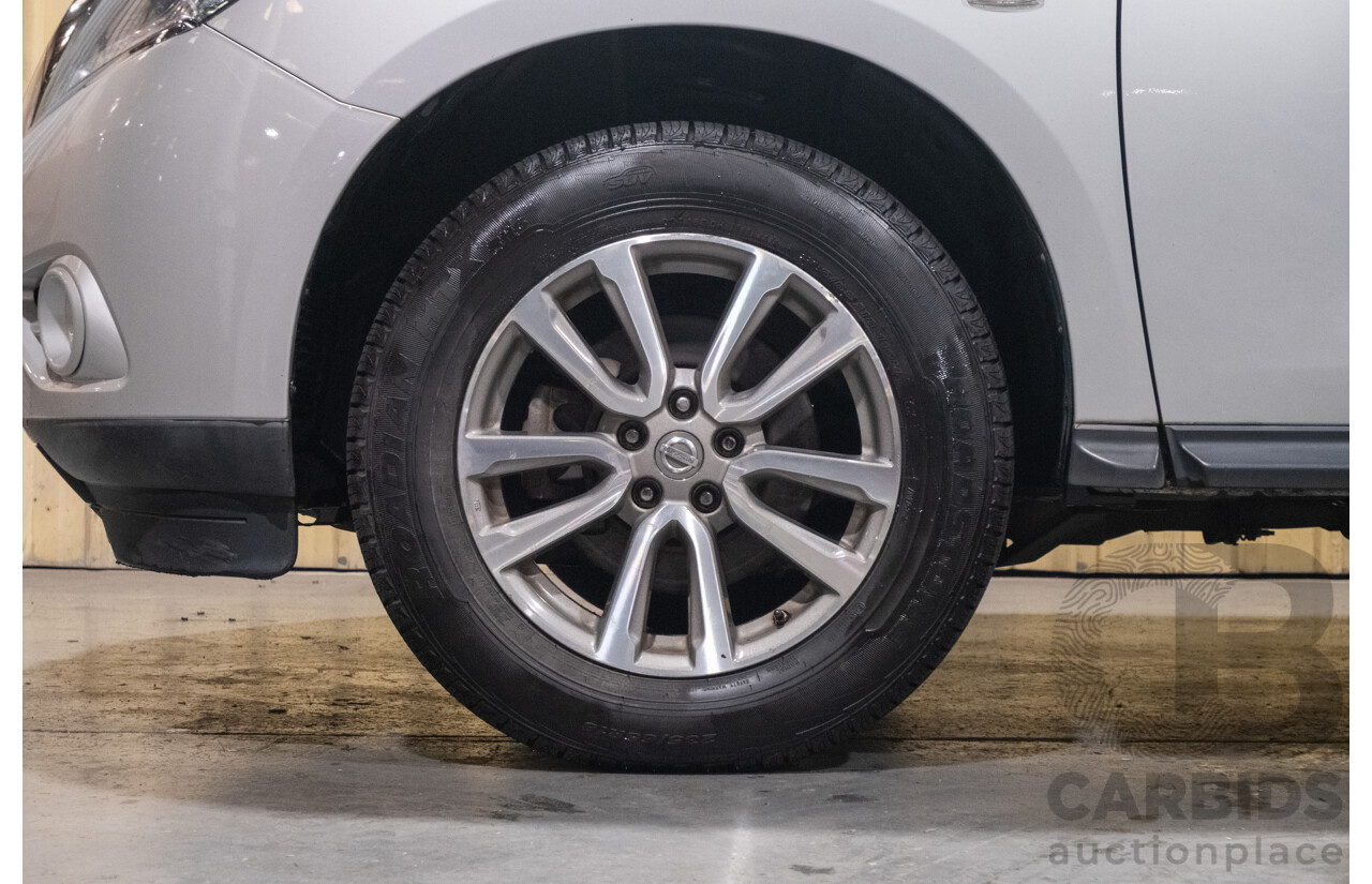 7/2015 Nissan Pathfinder ST R52 4d Wagon Metallic Silver V6 3.5L - 7 Seater