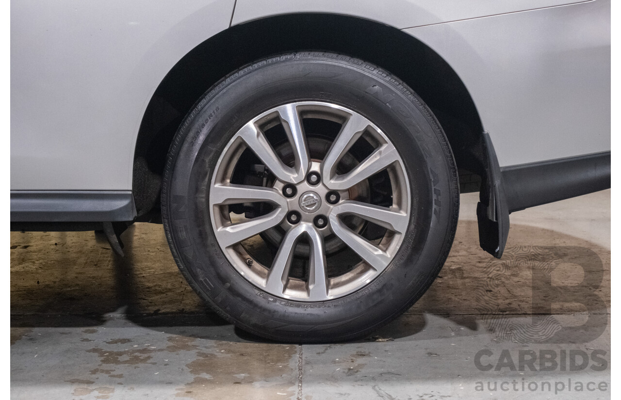7/2015 Nissan Pathfinder ST R52 4d Wagon Metallic Silver V6 3.5L - 7 Seater